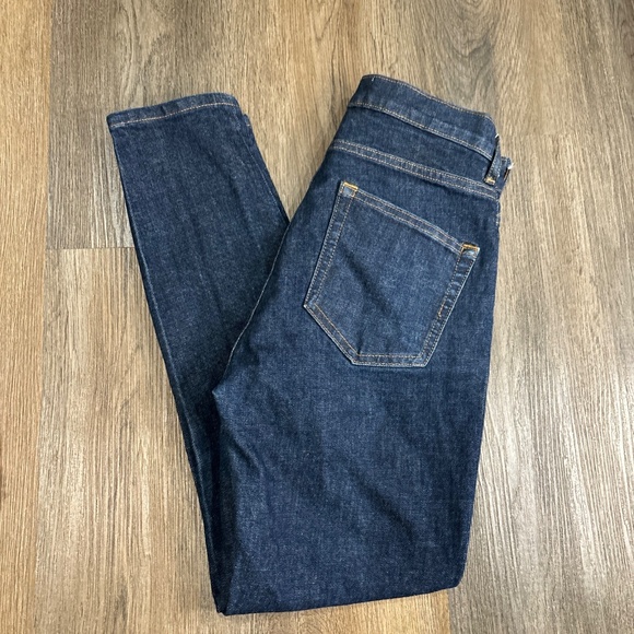 Everlane Women’s High-Rise Skinny Jeans Size 27 Ankle Dark Wash Minimalist - Picture 3 of 11